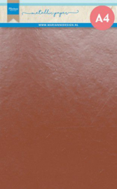 Decoratie Metallic papier - Koper