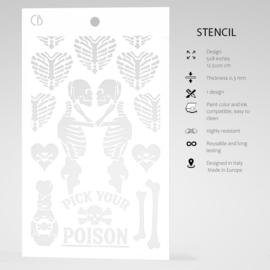 Poison Love - Texture Stencil