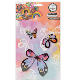 Layered Butterflies Art By Marlene nr.779