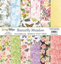 Butterfly Meadow - 12x12"