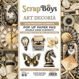 Scrap Boys - Art Decoria - POP UP Paper Pad