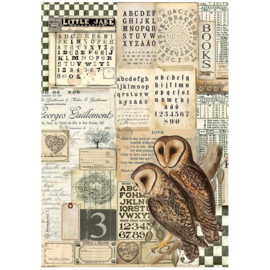 Alchemy Owls - Rijstpapier