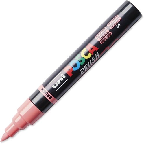 Uni Posca Brushmarker Koraalroze