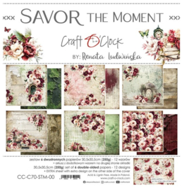 Savor The Moment 12x12 Inch Paper Set