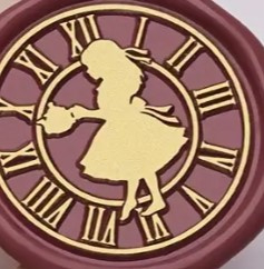Alice in Wonderland Klok