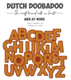 Alphabet Art Men at Work