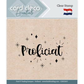 Clear Stamps - Proficiat
