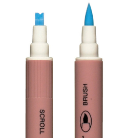 Embossing Pen Scroll & Brush