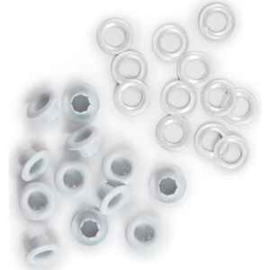 White - Eyelets & Washers 60 pcs