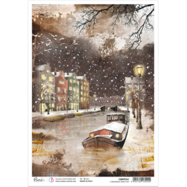 Memories of a Snowy Day - A Memorable Snowy Day - Rijstpapier