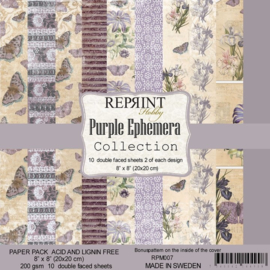 Purple Ephemera Collection - Paper Pack