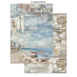 Silent Sea - Junk Journal Stickers, Backgrounds, Cut-Outs