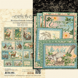 Graphic45 - Woodland Friends - Journaling Cards