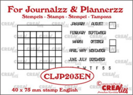 Journal & Planner Maandtracker ENG