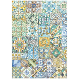 Blue Dream Paper Tiles - Rijstpapier