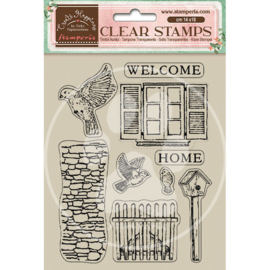 Create Happiness Welcome Home - Birds - Clearstamp