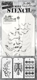 Tim Holtz Layering Mini Stencil - Set #61