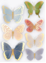 Dimensional Autumn Butterfly Stickers