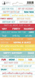 Happy Birthday 01 -  Sticker Sheet