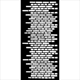 Lady Vagabond Lifestyle Brick Wall - Stencil