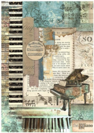 Music - Piano - Rijstpapier