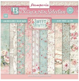 Sweet Winter Paperpad  Background  -  #PRE-ORDER#
