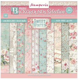 Sweet Winter Paperpad  Background  -  