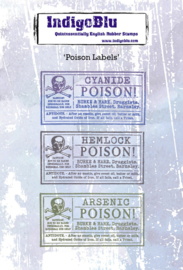 Poison Labels - Clingstamp A6