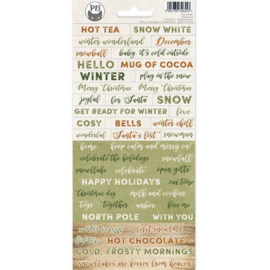 Cosy Winter 01 -  Sticker Sheet
