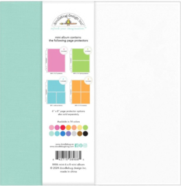 Doodlebug Mini Album - Mint #OP BESTELLING#