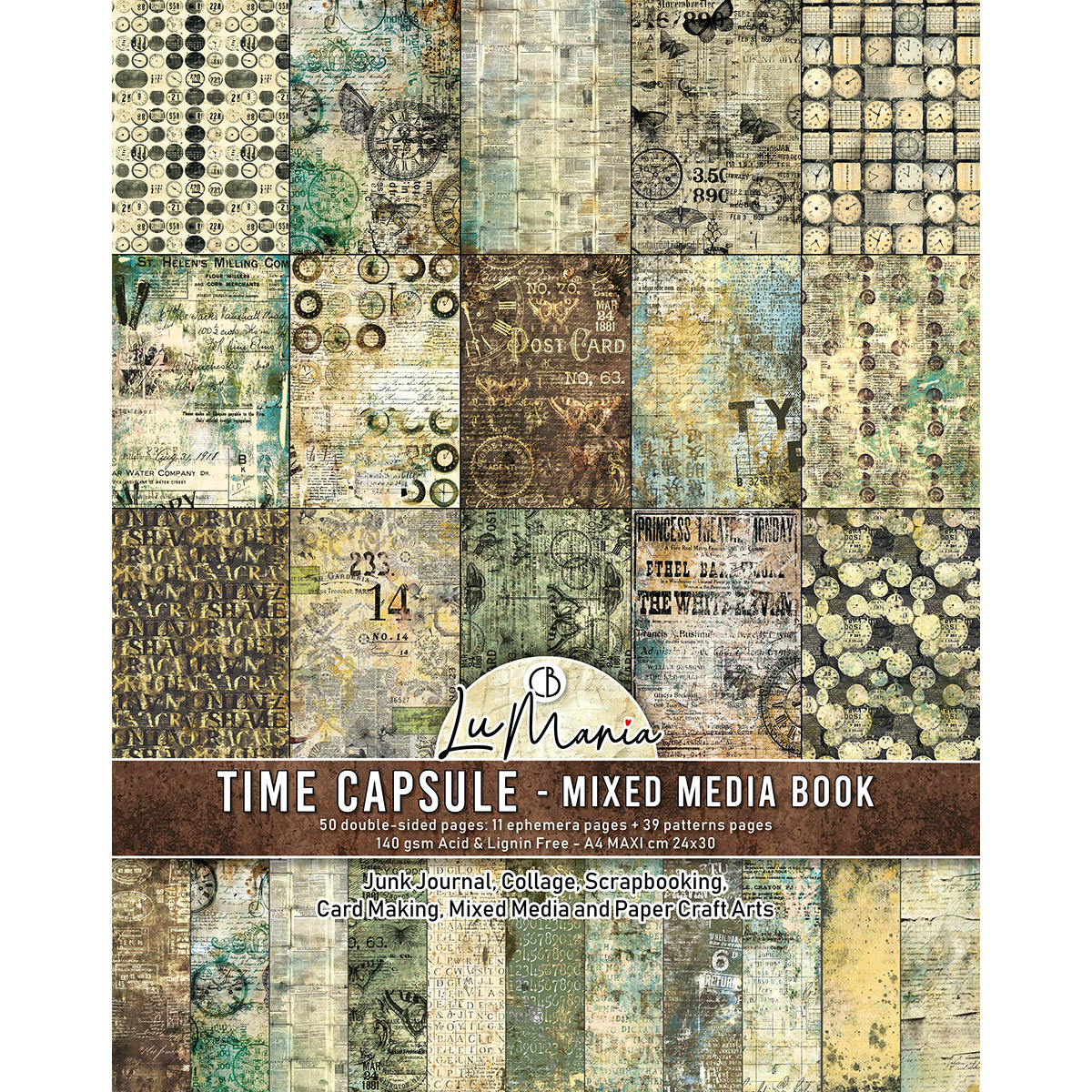 Mixed Media book Time Capsule Maxi