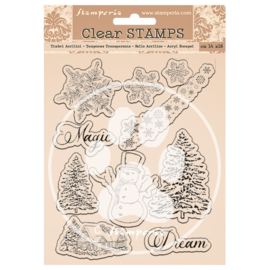 Clear Stamp,  Cozy Winter - Snowflakes/Tree  -  #PRE-ORDER#