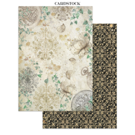 Gardens of Time - Junk Journal Stickers, Backgrounds, Cut-Outs