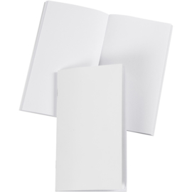 Notitieboek, 100 gr, wit, blanco - 32 pagina´s