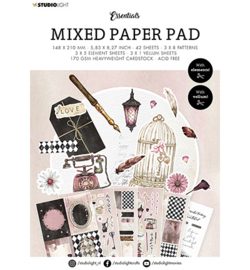 Mixed Paper Pad Pattern Paper Essentials Nr.17