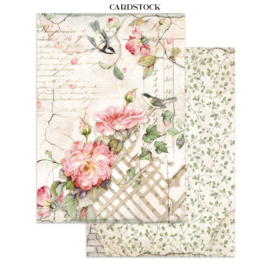 House of Roses - Junk Journal Stickers, Backgrounds, Cut-Outs