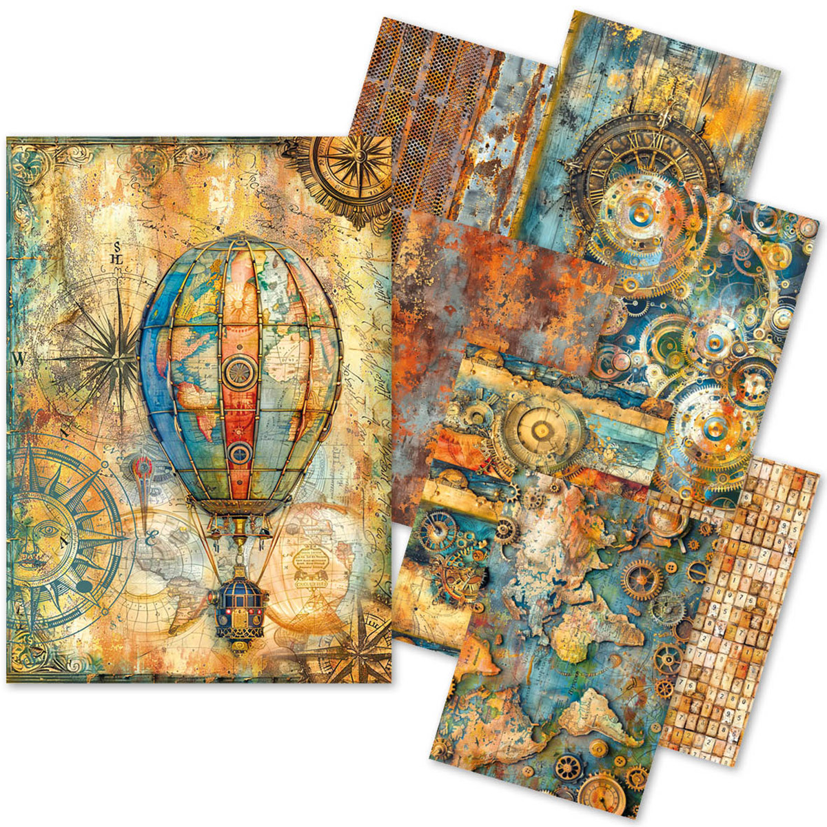 Craftmix Past Time Mixed Paper Pack