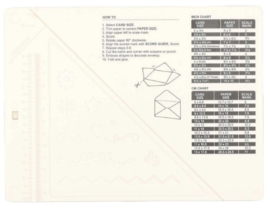 Enveloppenmaker / Vouwbord + Hoek pons