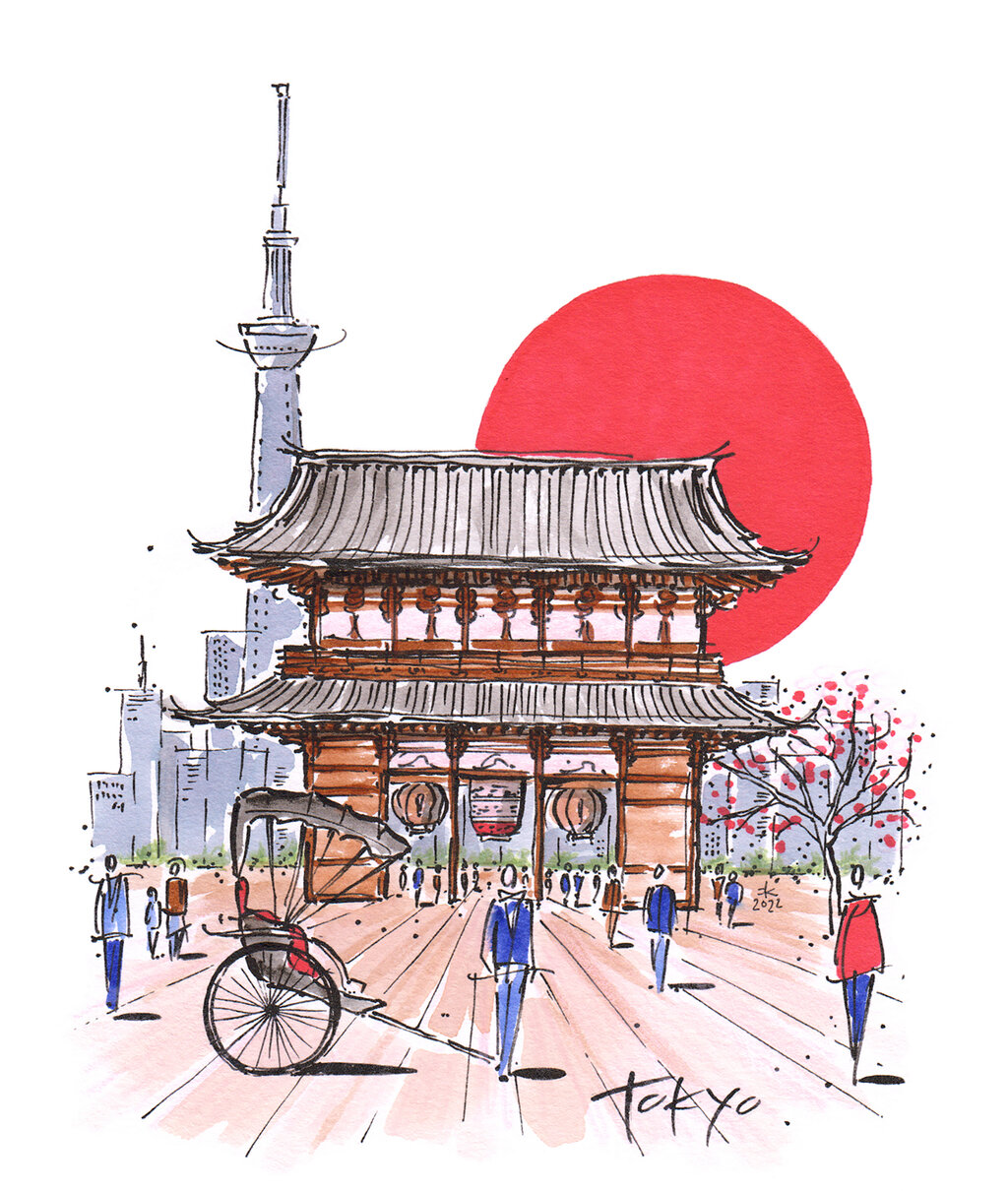Tombow Tombow Urban Sketching Japan
