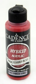 Crimson Red - Hybrid Acrylic Paint (semi matt)