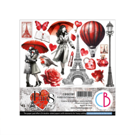 Paris Je t' aime - Fussy Cut Pad