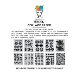 MEdia Collage Paper Antiquities