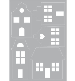 Houses - Mask Stencil