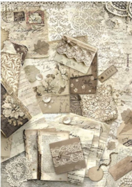 Old Lace Letters - Rijstpapier