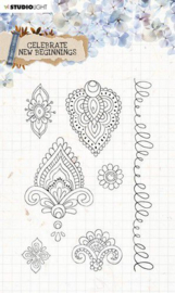 Celebrate New Beginnings nr.516 - Clearstamp