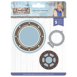 Nautical Metal Die Porthole Windows - Stans