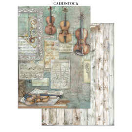 Symphony - Junk Journal Stickers, Backgrounds, Cut-Outs