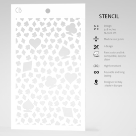 Card Suits - Texture Stencil