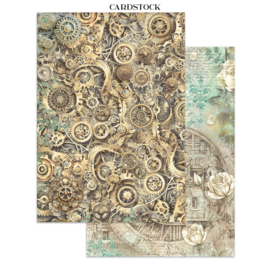 Gardens of Time - Junk Journal Backgrounds & Cut-Outs