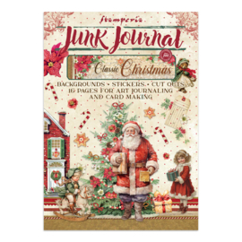 Classic Christmas - Junk Journal Stickers, Backgrounds, Cut-Outs